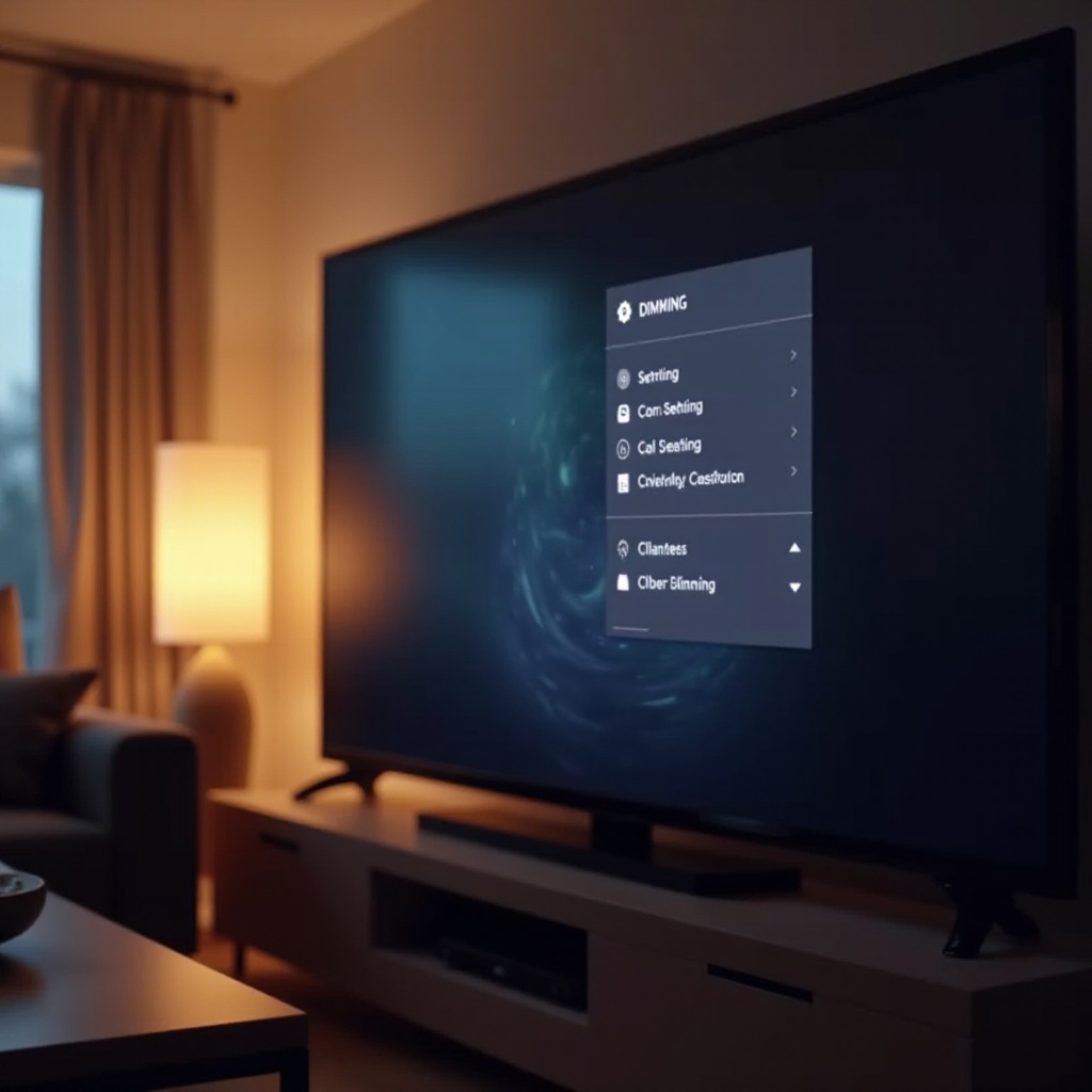 a TV LG escurece após alguns minutos