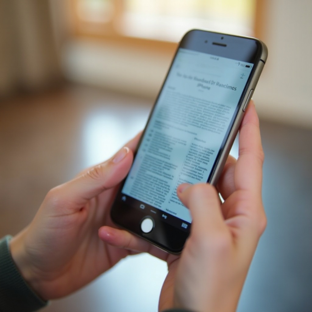 wo geht das scannen auf dem iphone