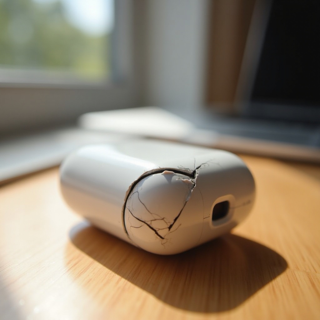 funda de airpods rota