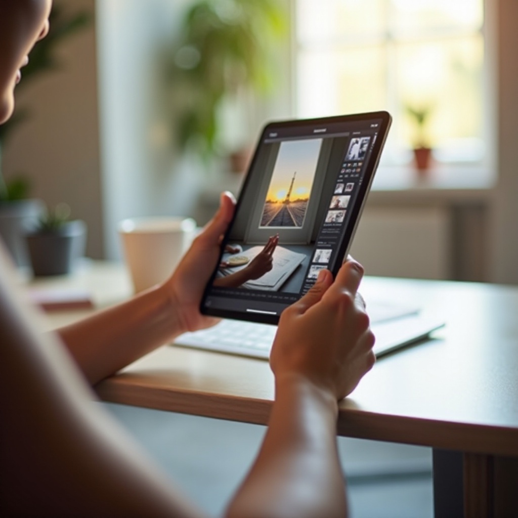 wie man Fotos auf dem iPad ändert