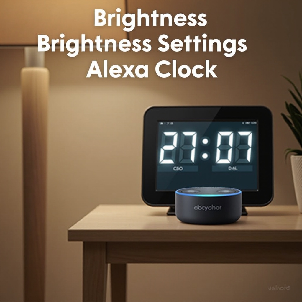 luminosità dell'orologio Alexa