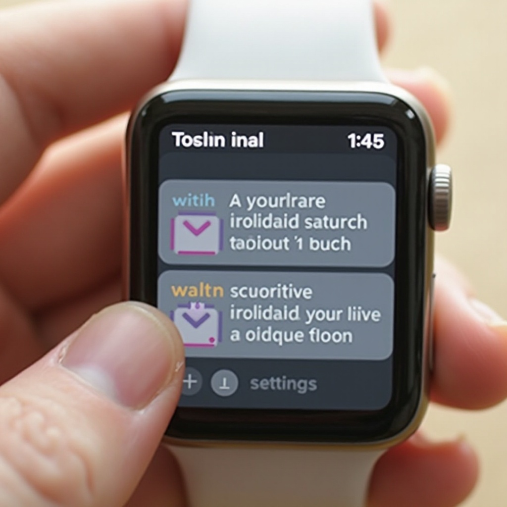 como desligar o toque no Apple Watch