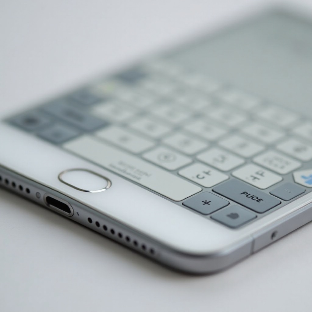 onde está o botão de tabulação no iPhone