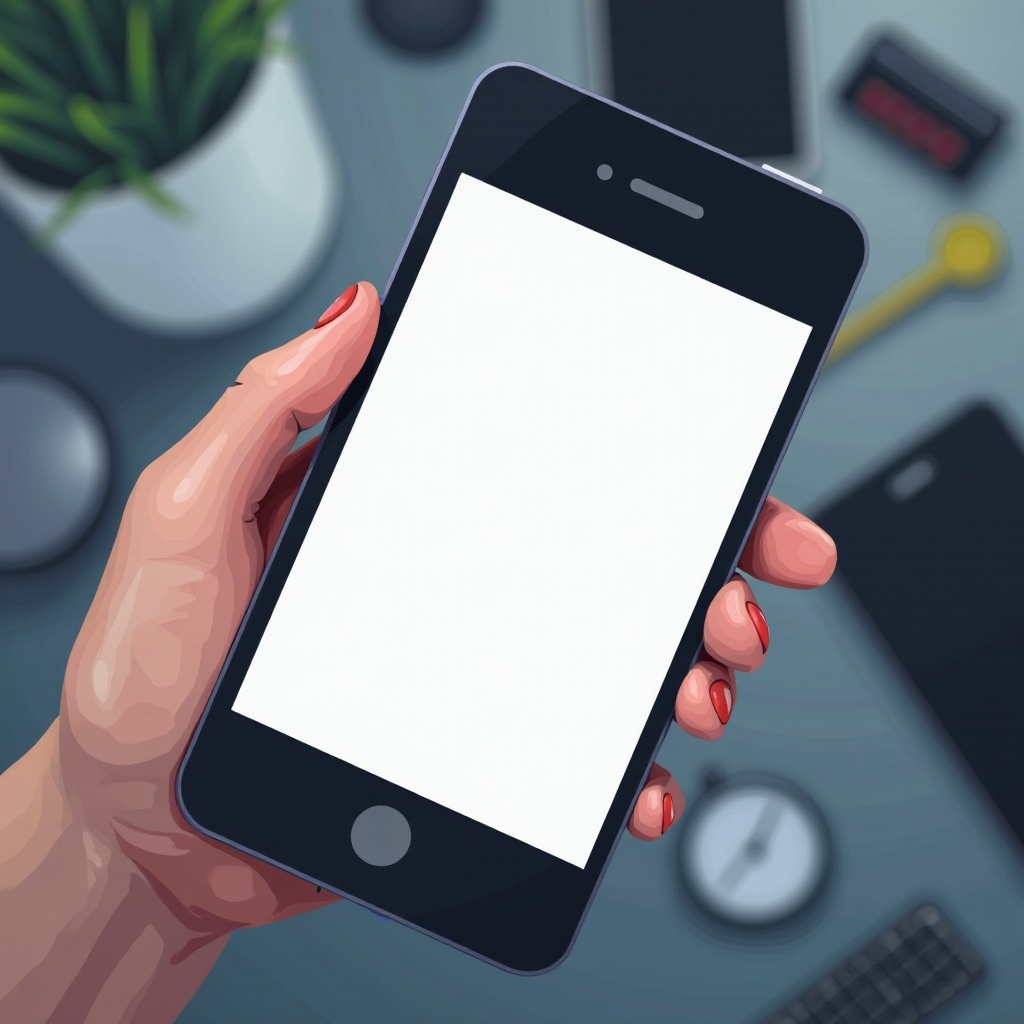come riparare uno schermo bianco su un telefono