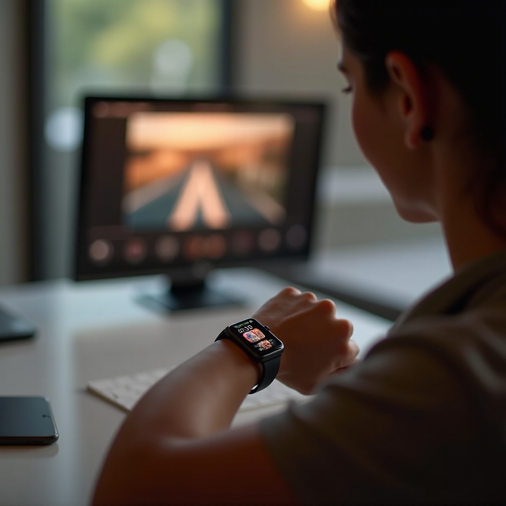wie man Fotos auf die Apple Watch bekommt