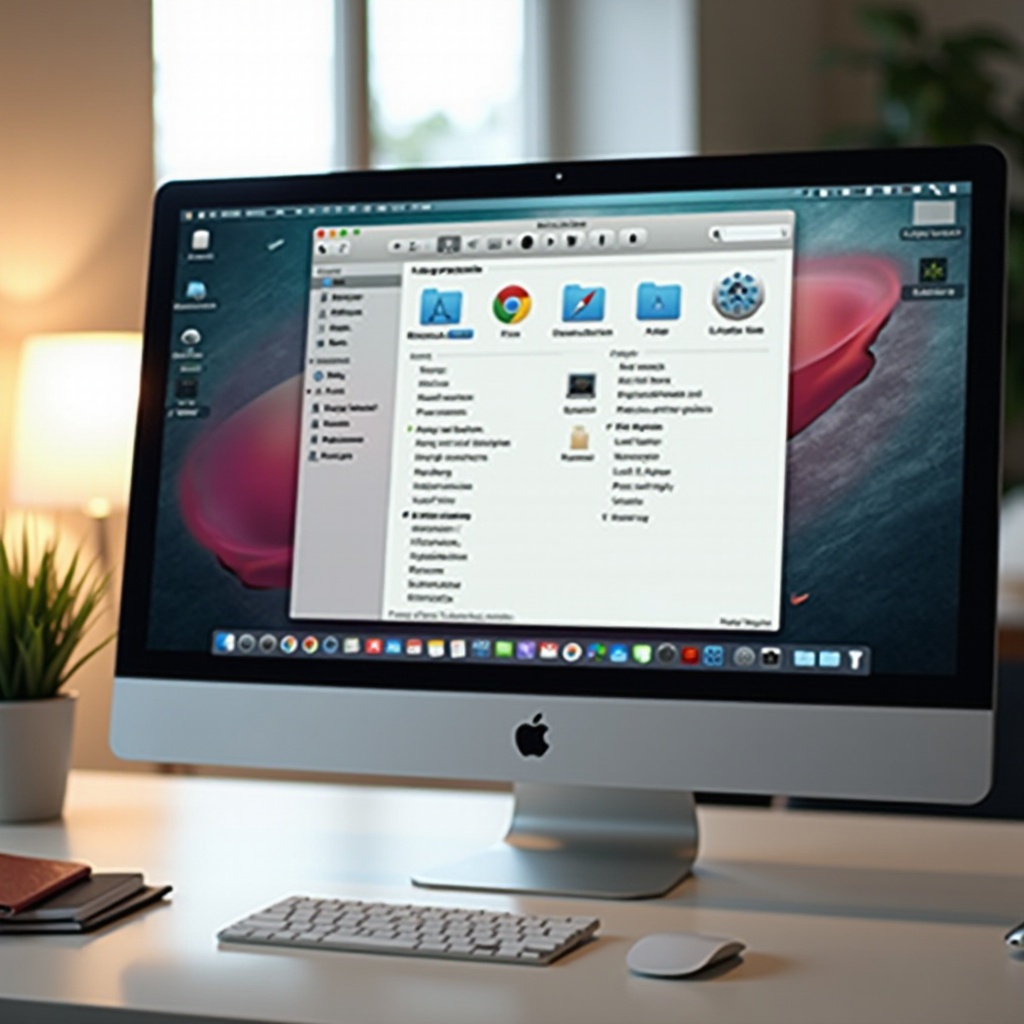 configurações do Finder Mac