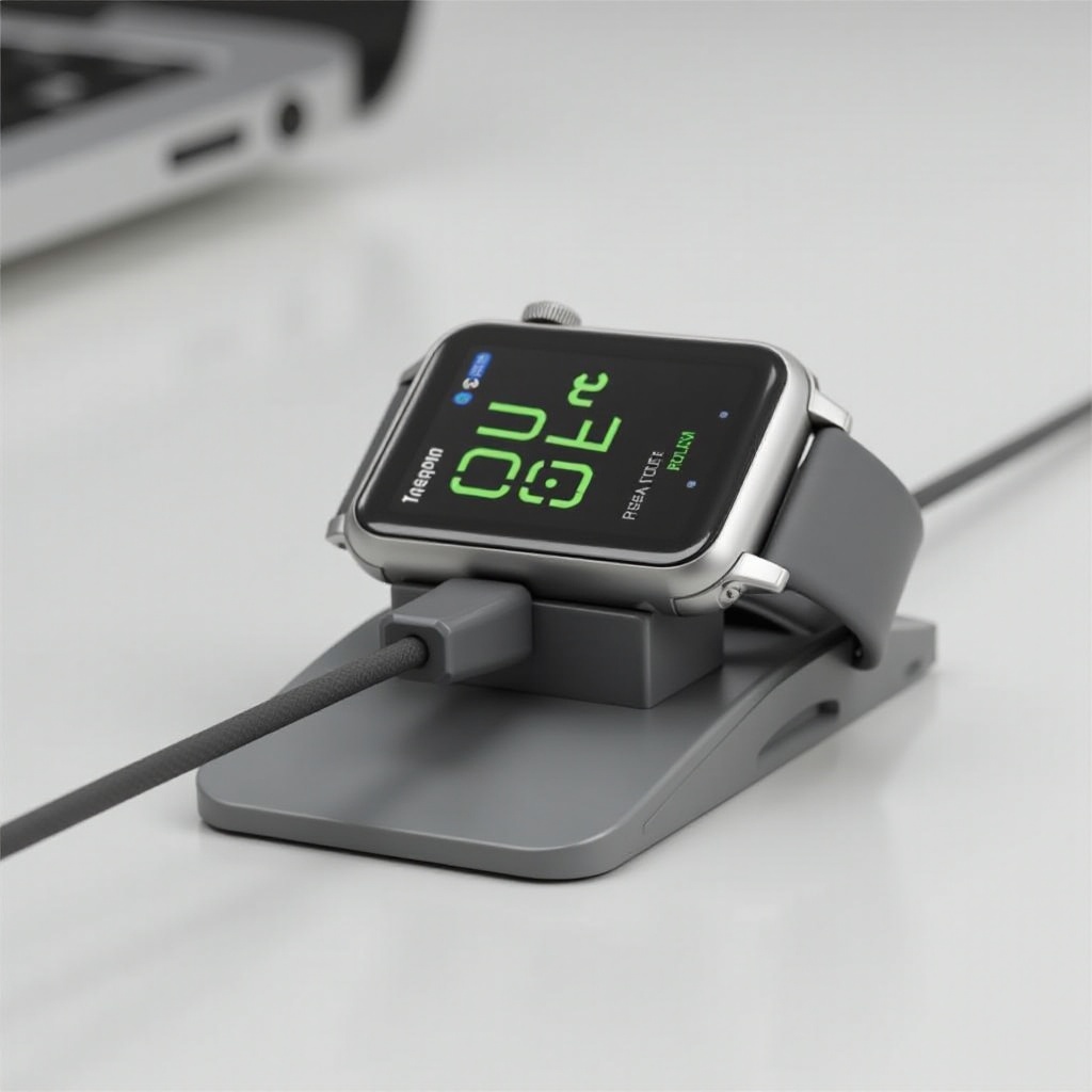 wie man die Toobur-Smartwatch auflädt