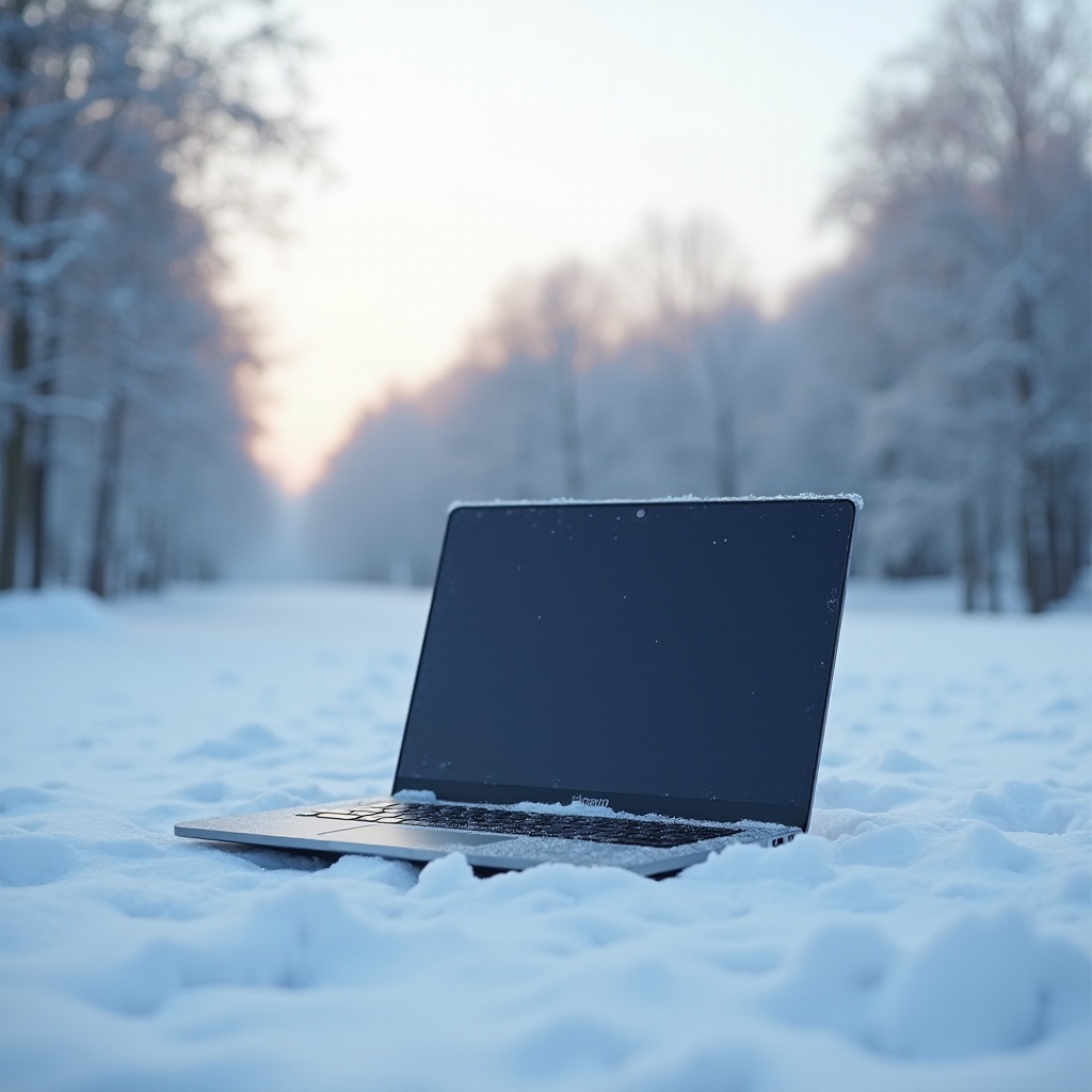 est-il acceptable de laisser un ordinateur portable par grand froid