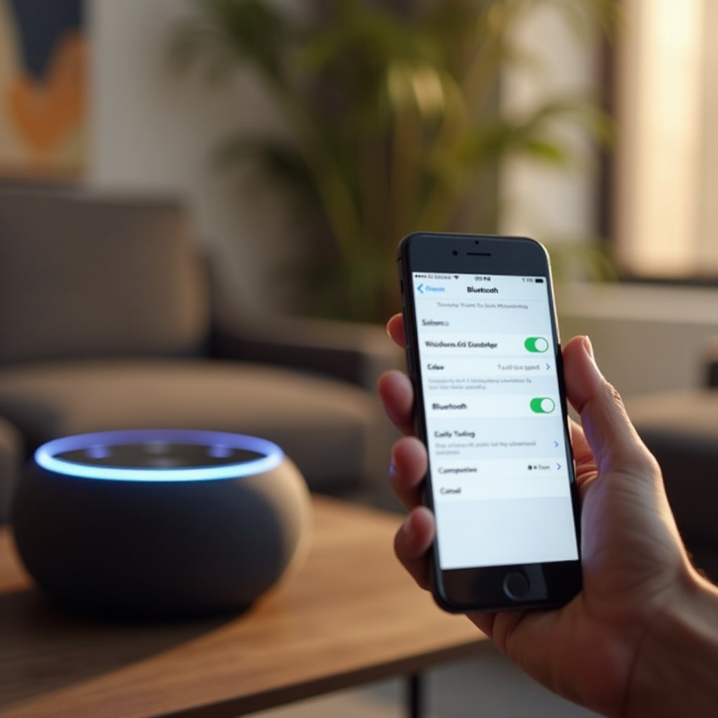 conectar echo dot ao iphone