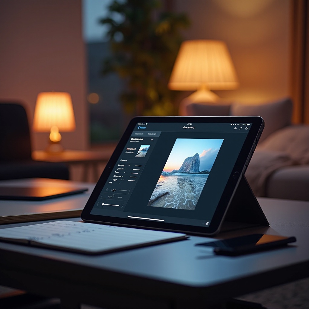 comment redimensionner des photos sur iPad