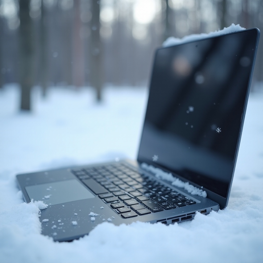 è giusto lasciare il laptop al freddo gelido