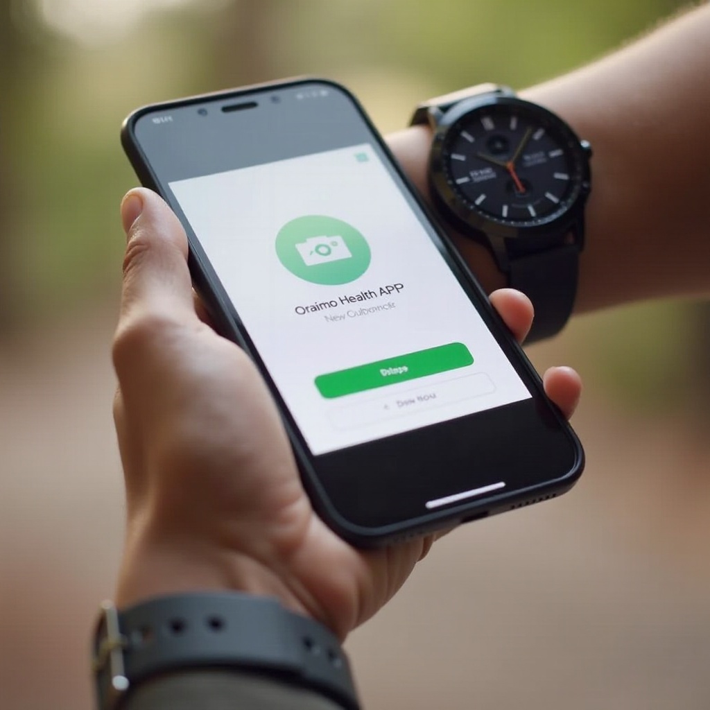 come collegare l'orologio intelligente oraimo al telefono