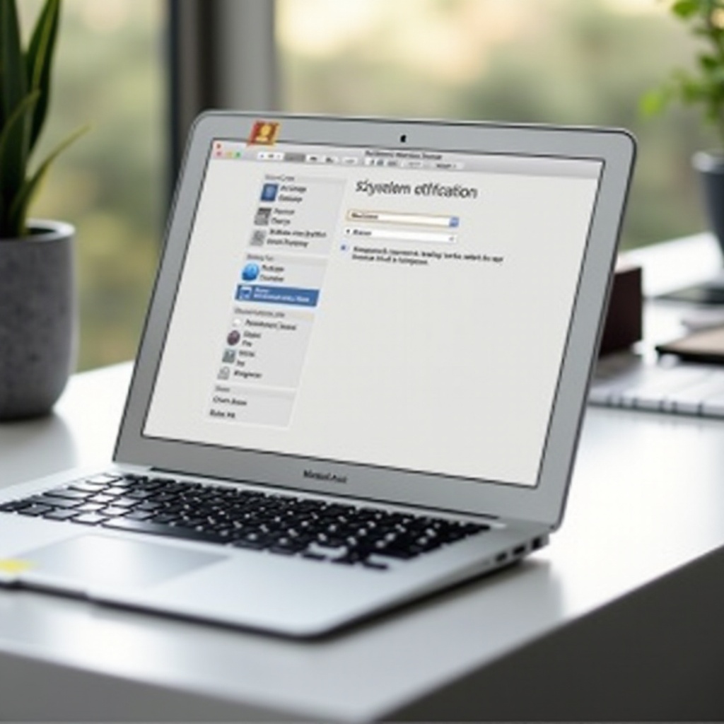 hogyan lehet kikapcsolni a hangértesítéseket a MacBook Air-en