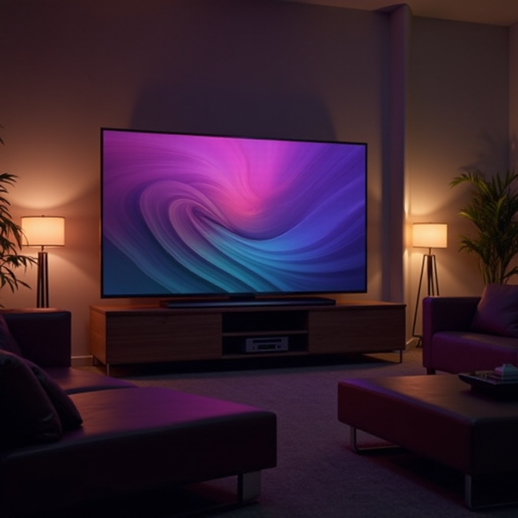 تعتيم تلفاز LG بعد بضع دقائق