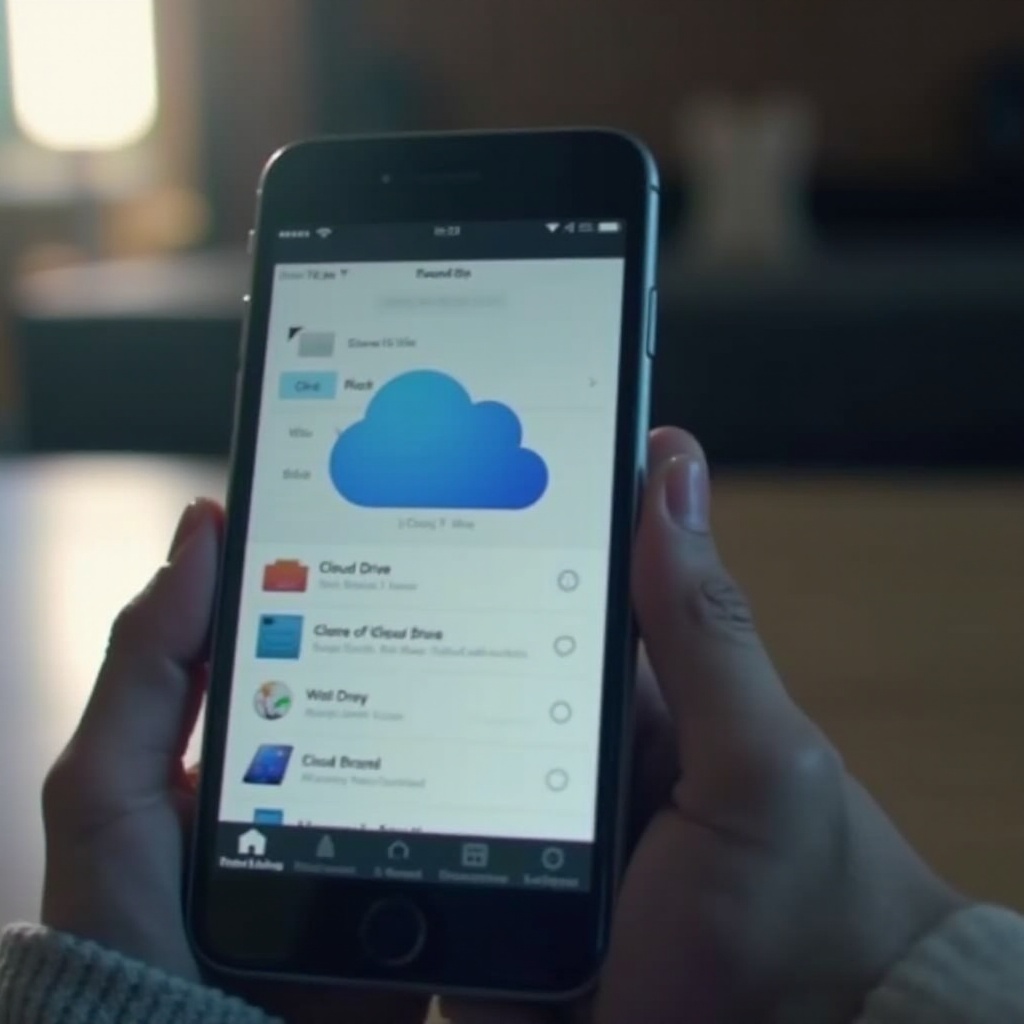 où se trouve iCloud drive sur l'iPhone