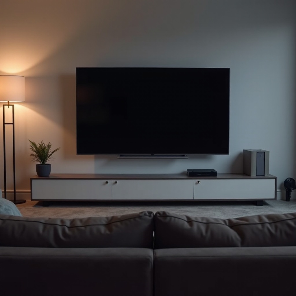 a Vizio TV tápfénye világít, de nincs kép