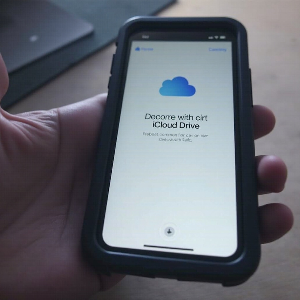 onde está o iCloud Drive no iPhone