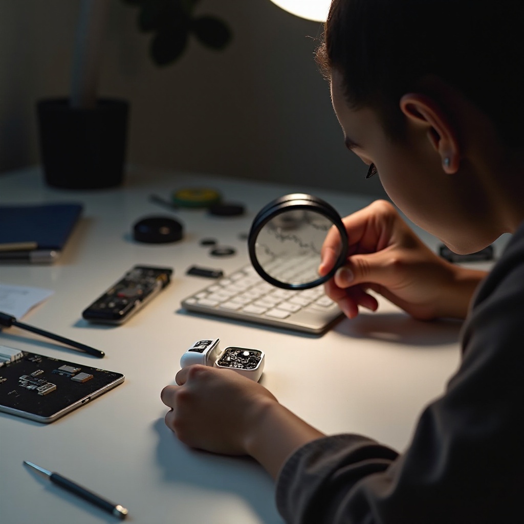 غطاء أيربودز مكسور