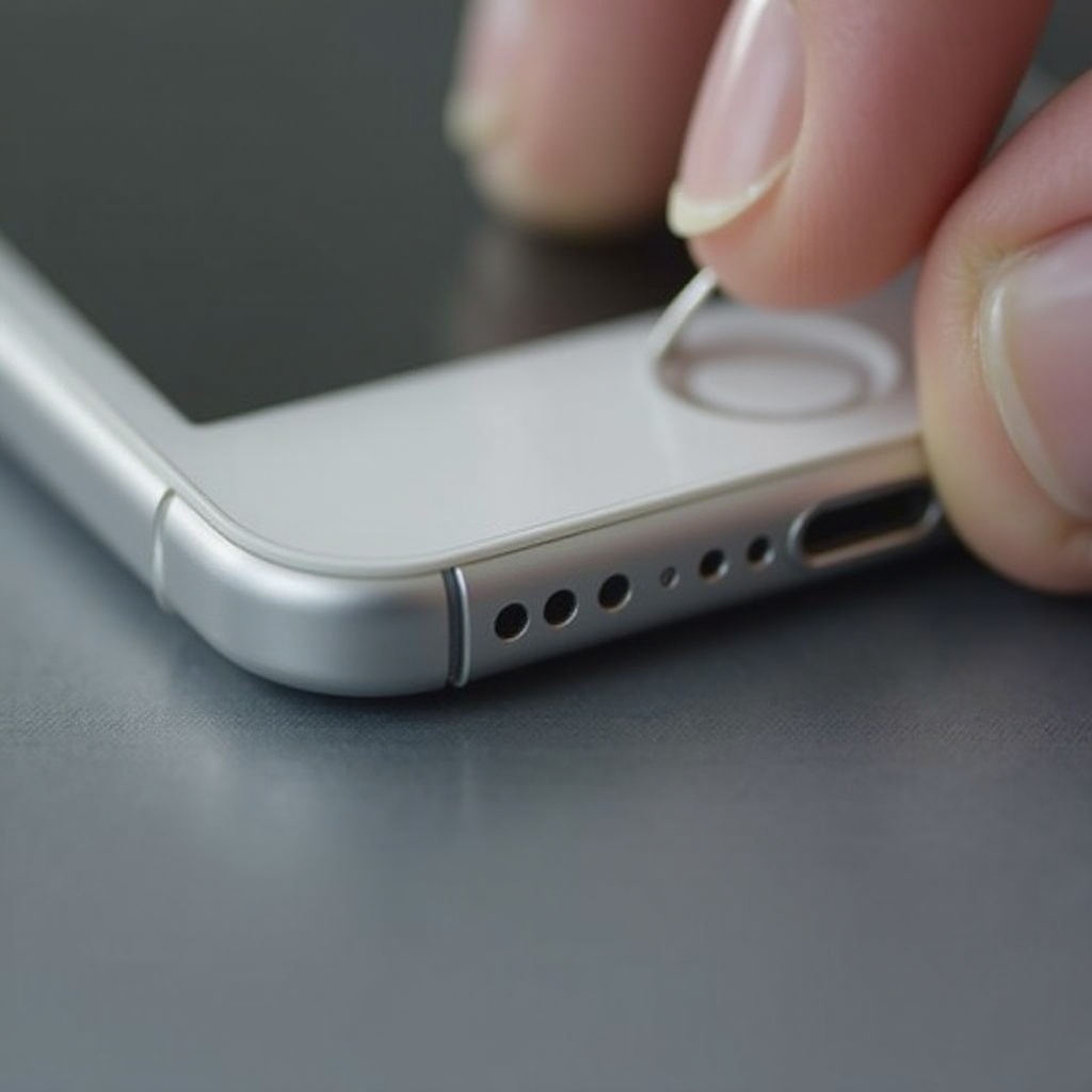 bouton supérieur de l'iPhone coincé