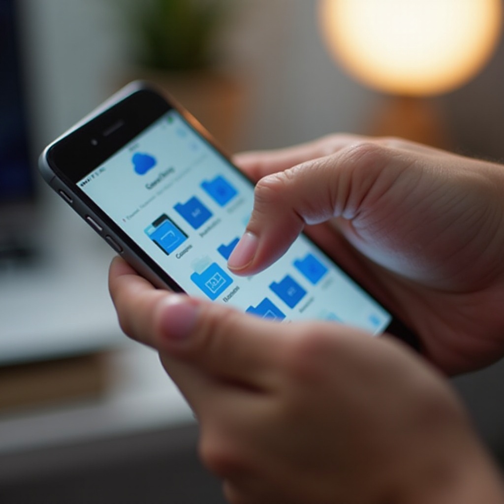 dónde está iCloud Drive en el iPhone