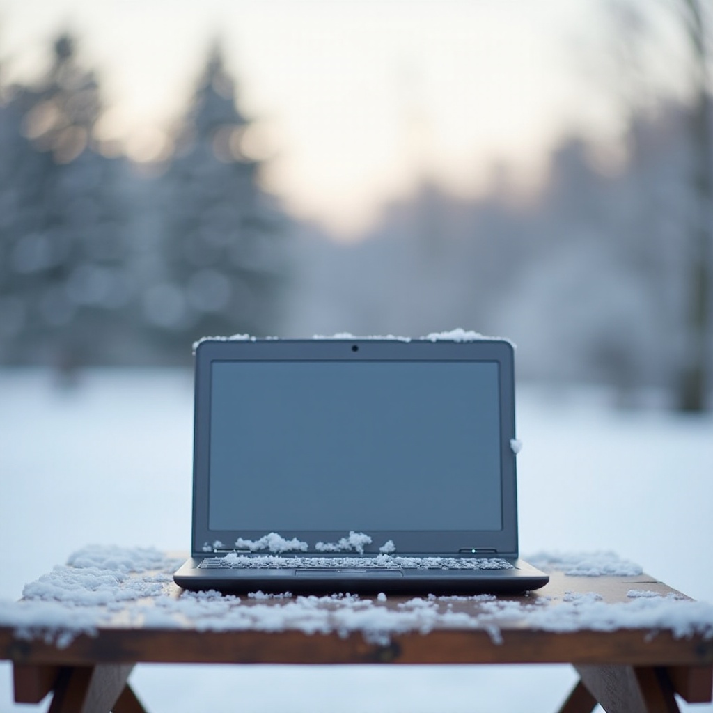 ist es in Ordnung, den Laptop bei eisiger Kälte zu lassen