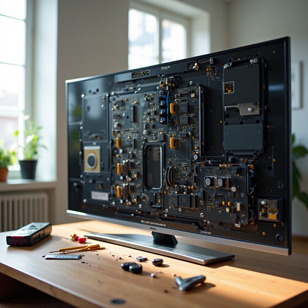 TV LG rotta