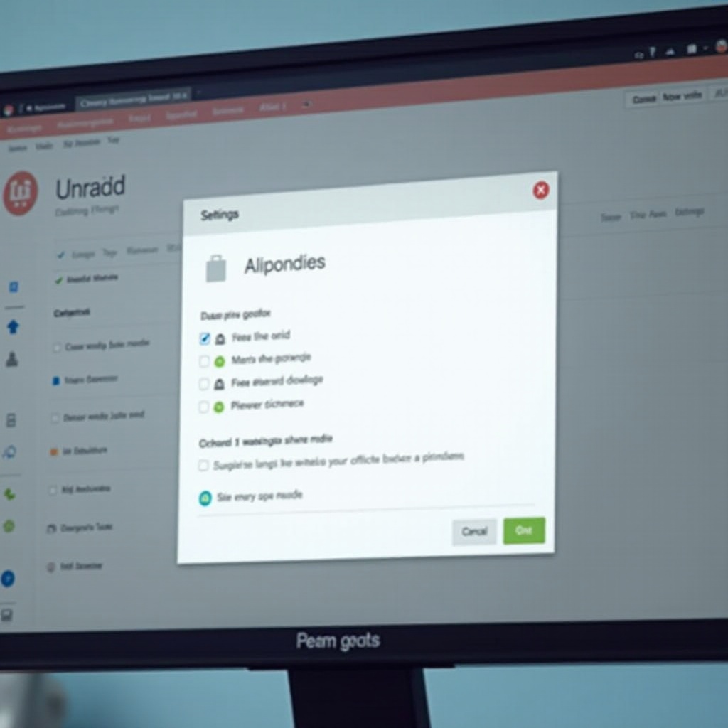 تغيير أذونات المشاركة unraid