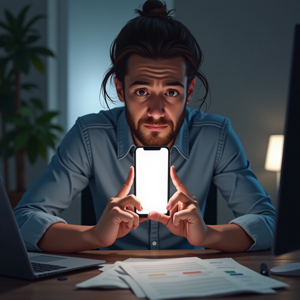 come riparare uno schermo bianco su un telefono