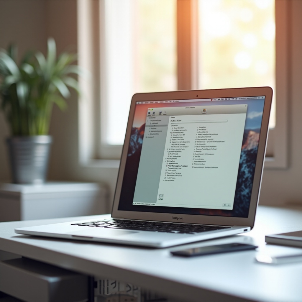 كيفية إيقاف تشغيل الإشعارات الصوتية على جهاز MacBook Air