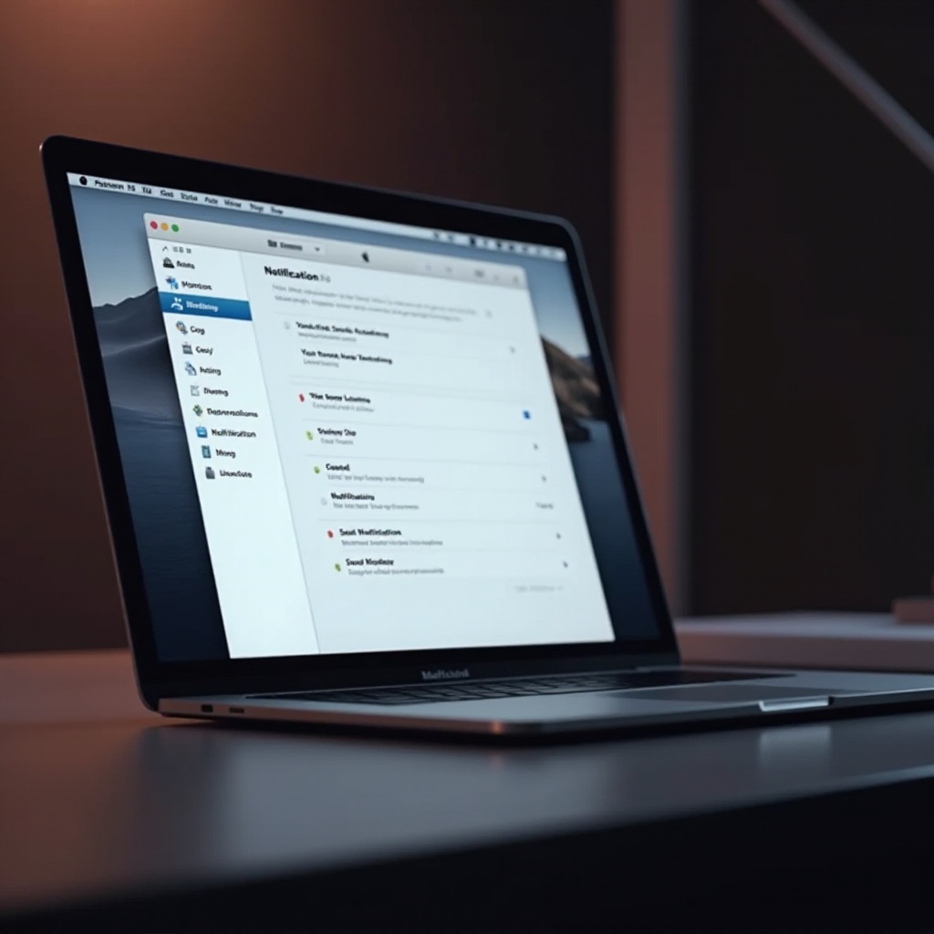 comment désactiver les notifications sonores sur MacBook Air