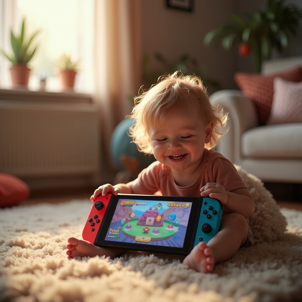 nintendo switch per bambino di 4 anni