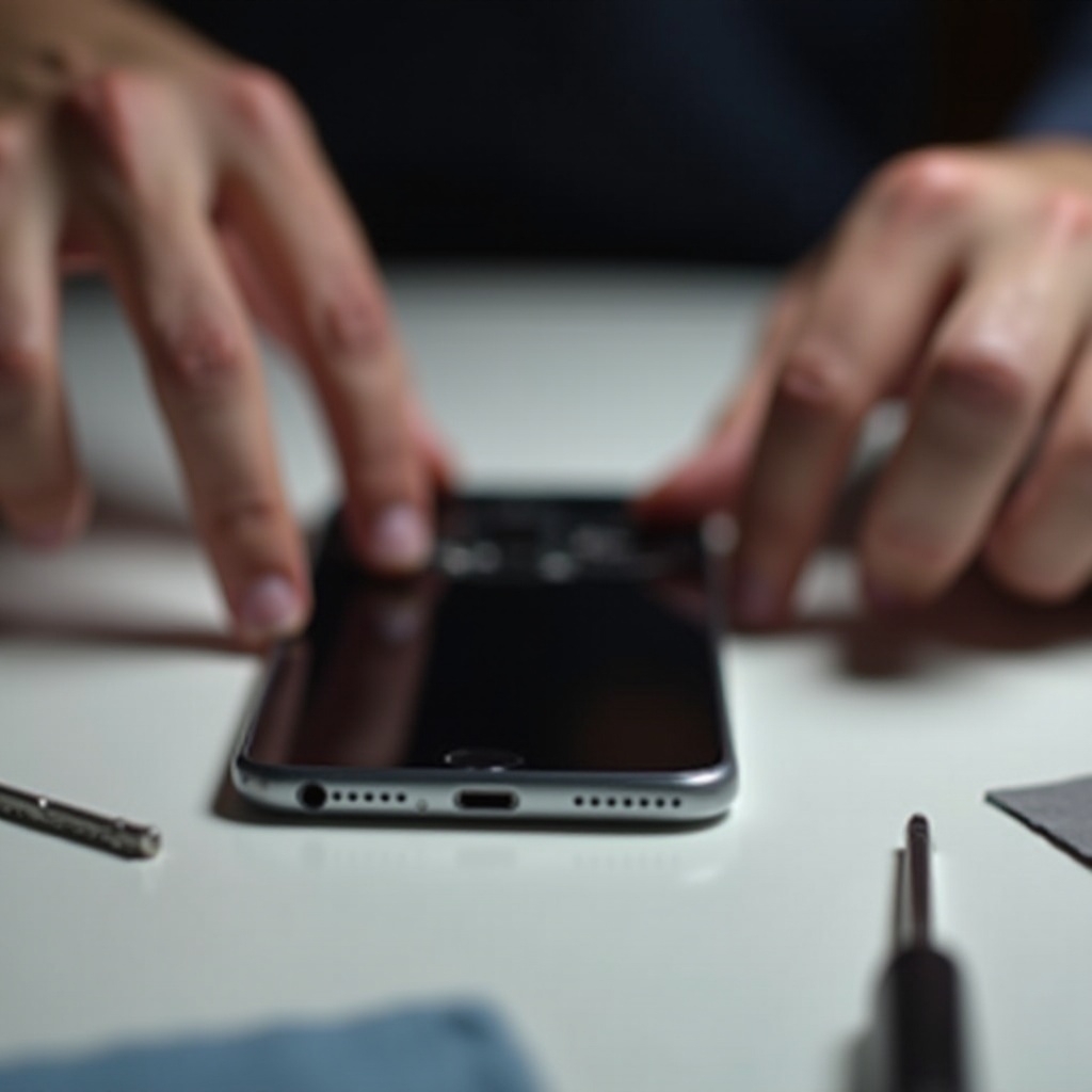 iPhone-Top-Knopf klemmt