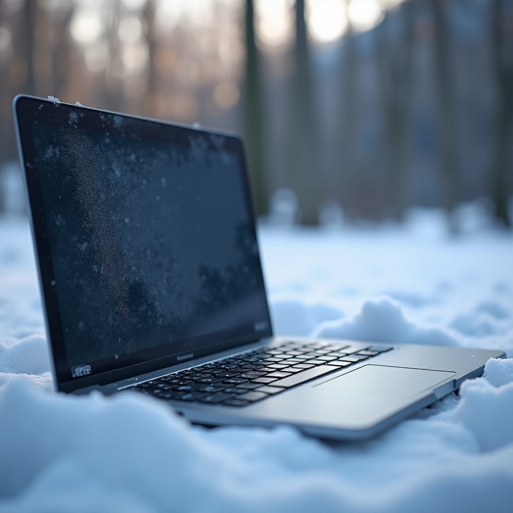 est-il acceptable de laisser un ordinateur portable par grand froid