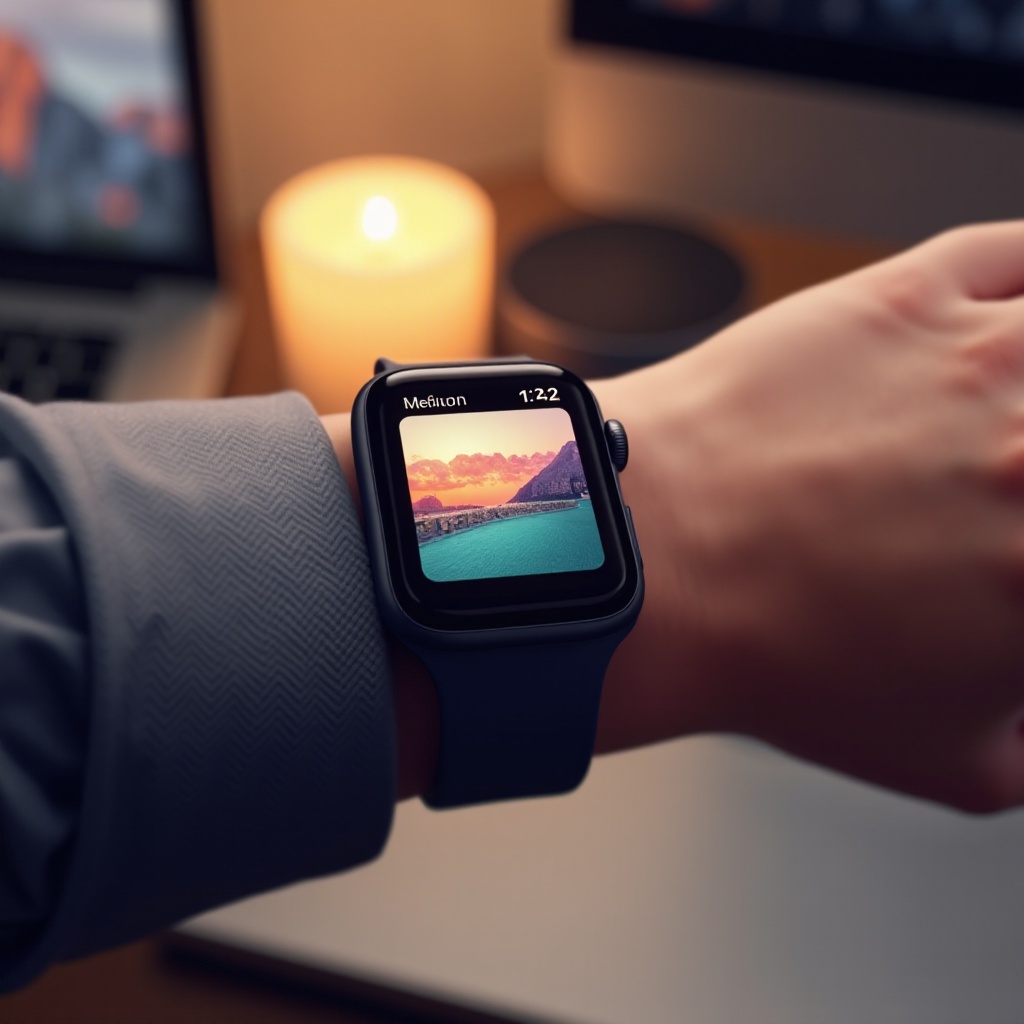 come ottenere foto su apple watch