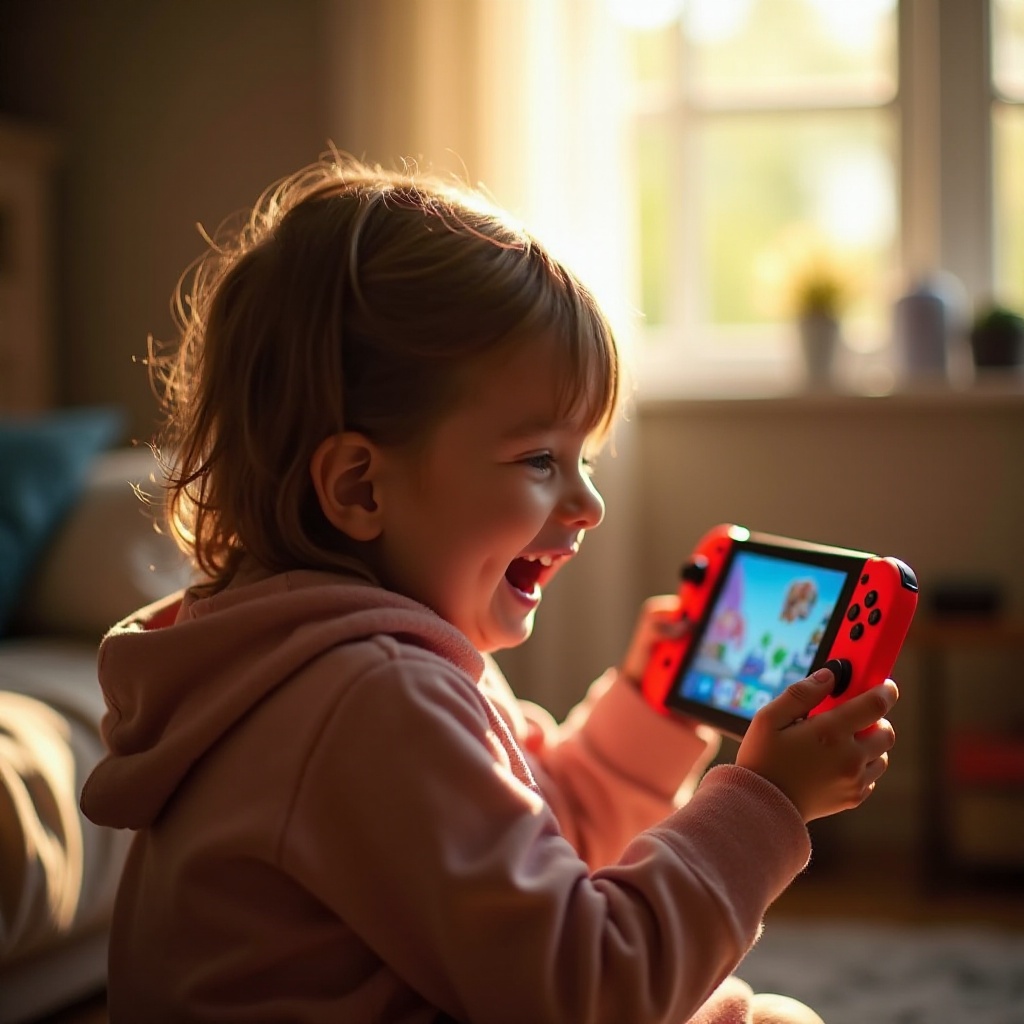 nintendo switch pour un enfant de 4 ans