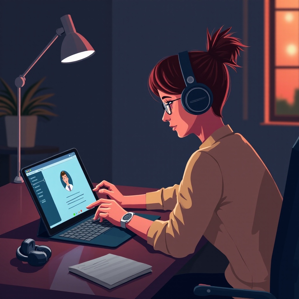 سماعات الرأس اللاسلكية للجهاز اللوحي لا تعمل على تيمز