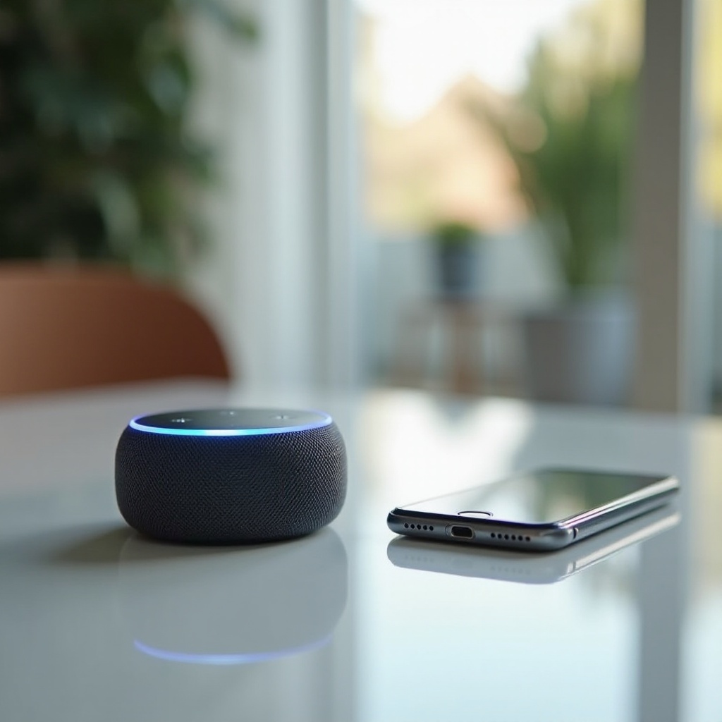 connecter echo dot à l'iphone