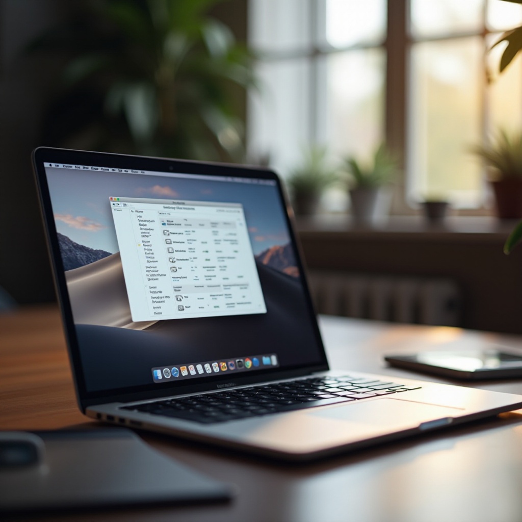 Finder beállítások Mac