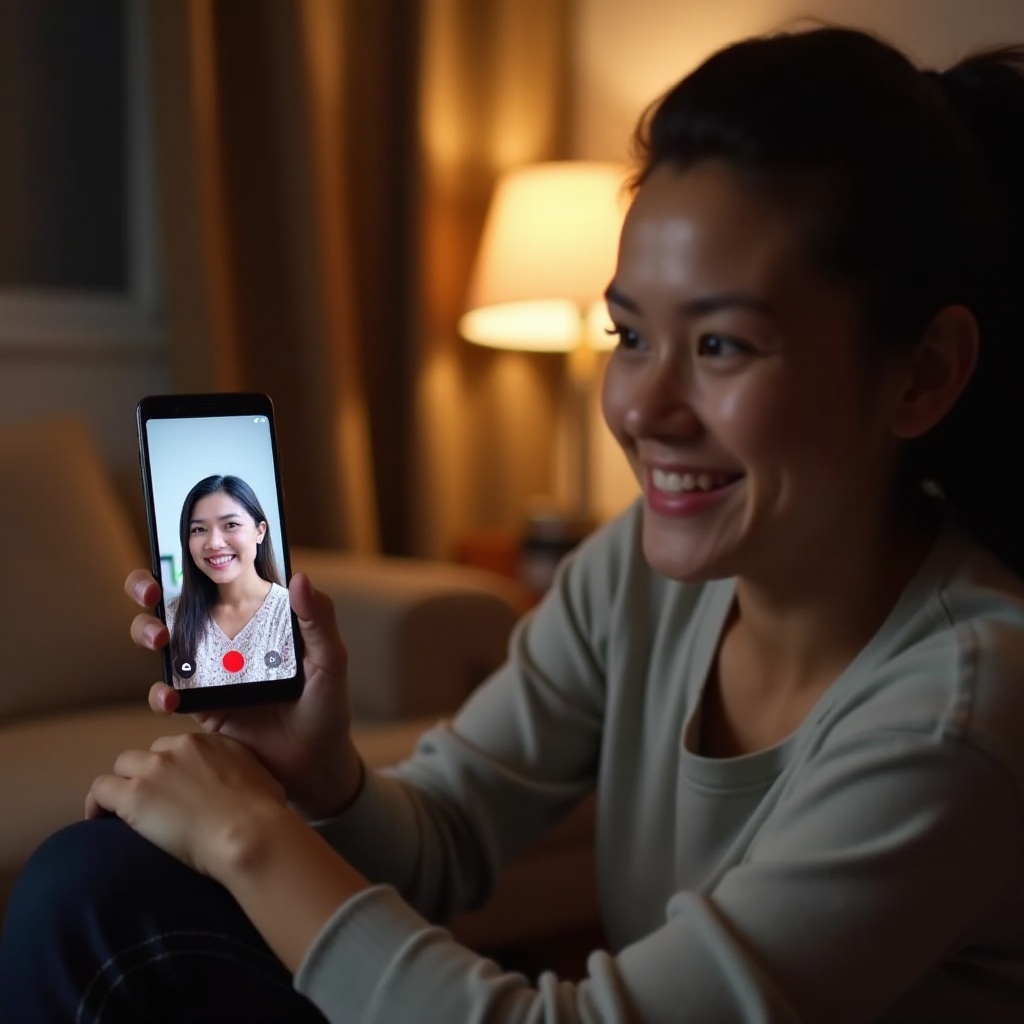 como fazer uma chamada de vídeo no android