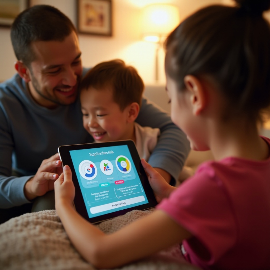 como adicionar kidlox a um tablet Android infantil
