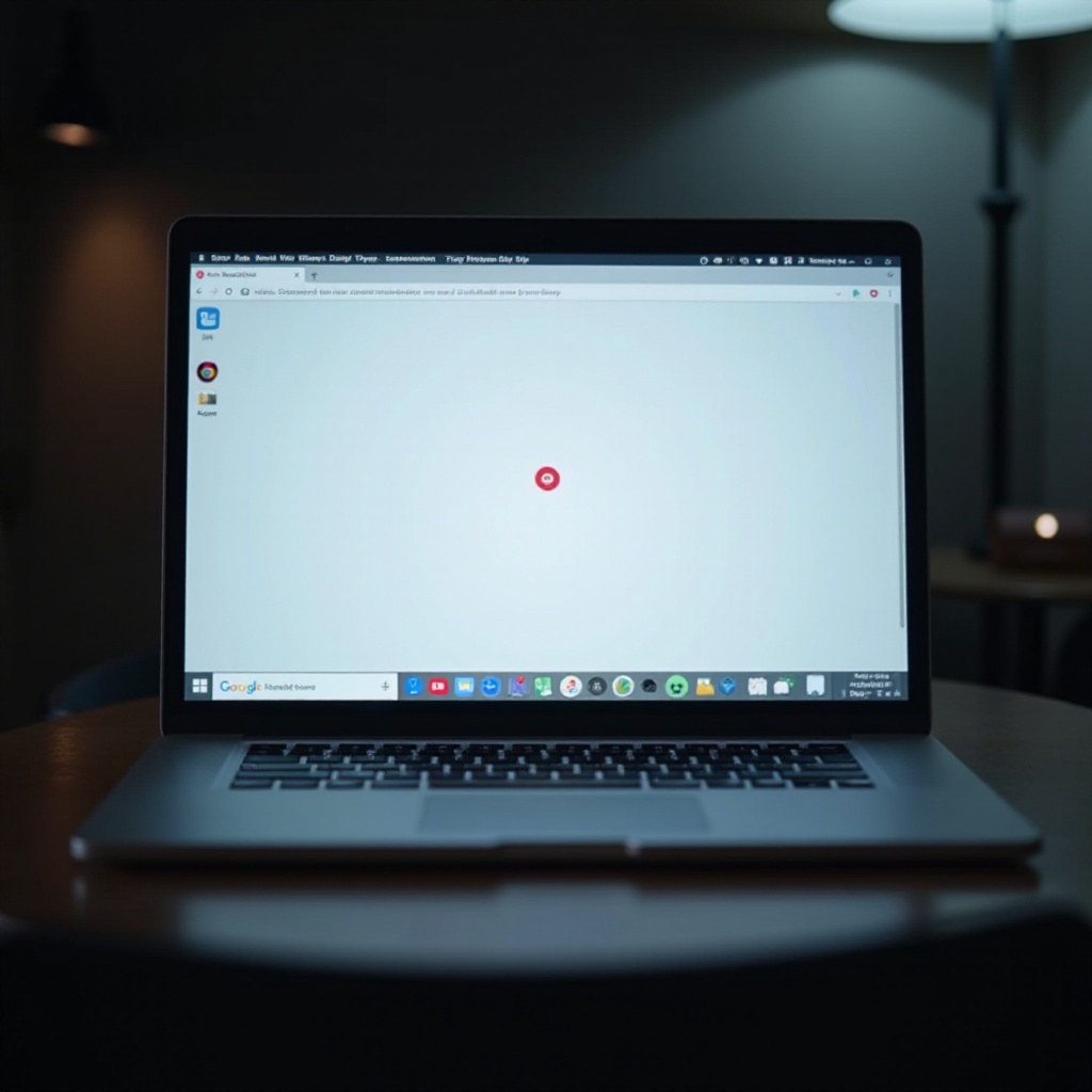 supprimer les icônes du haut de l'écran d'accueil du Chromebook
