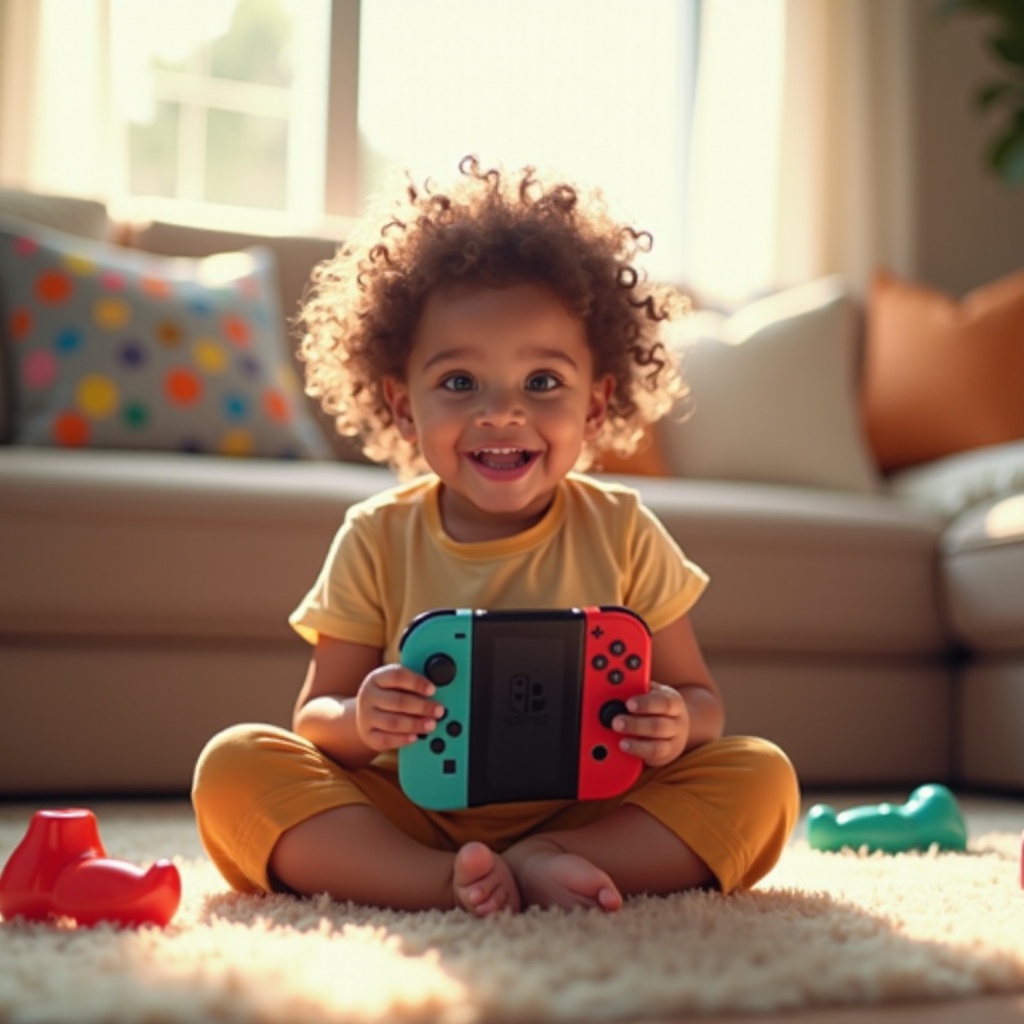nintendo switch para criança de 4 anos