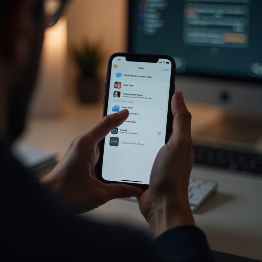 أين يذهب المسح الضوئي على الايفون