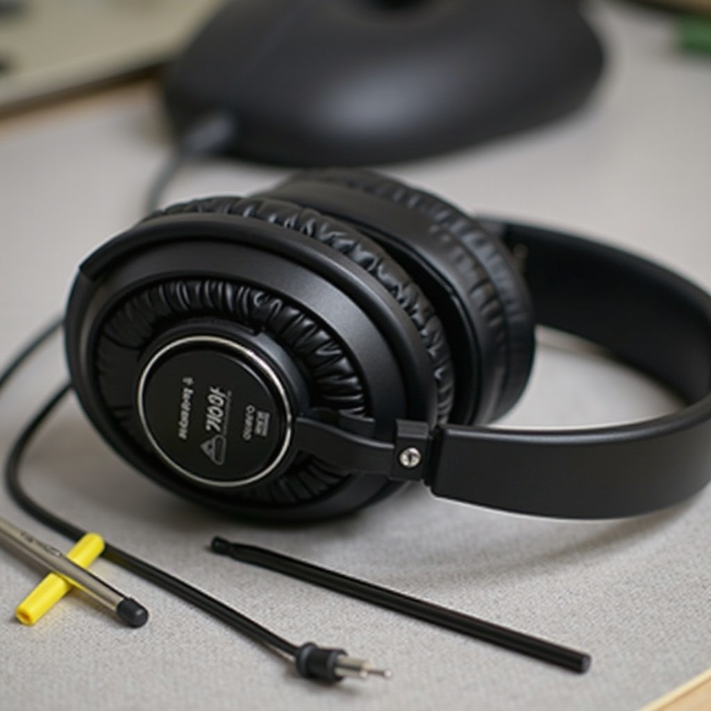 sostituzione del cavo delle cuffie audio technica