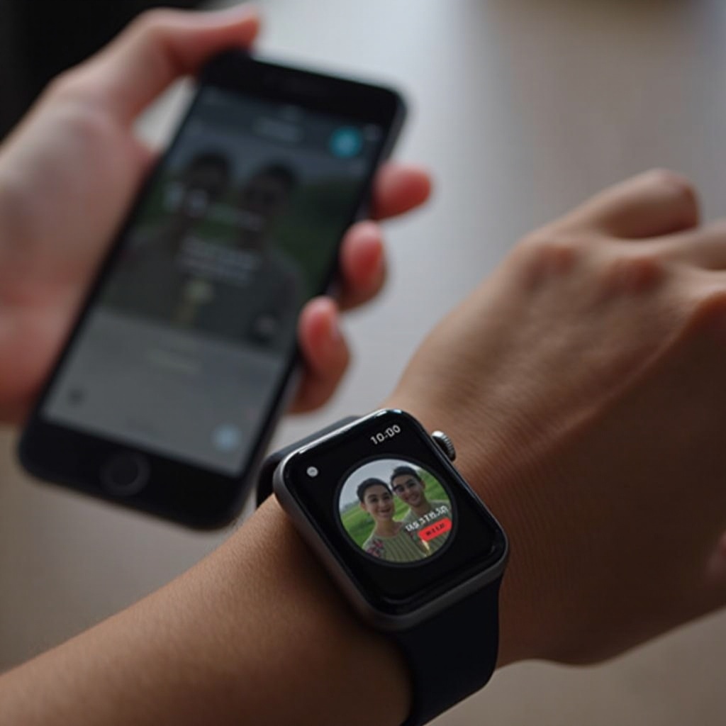 wie man die Smartwatch-Kamera mit dem Telefon verbindet
